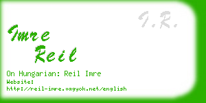 imre reil business card